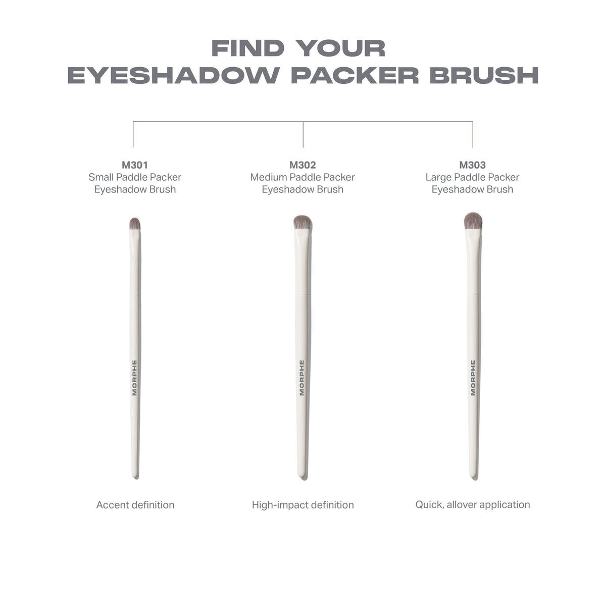 Morphe M303 Large Paddle Packer Eyeshadow Brush