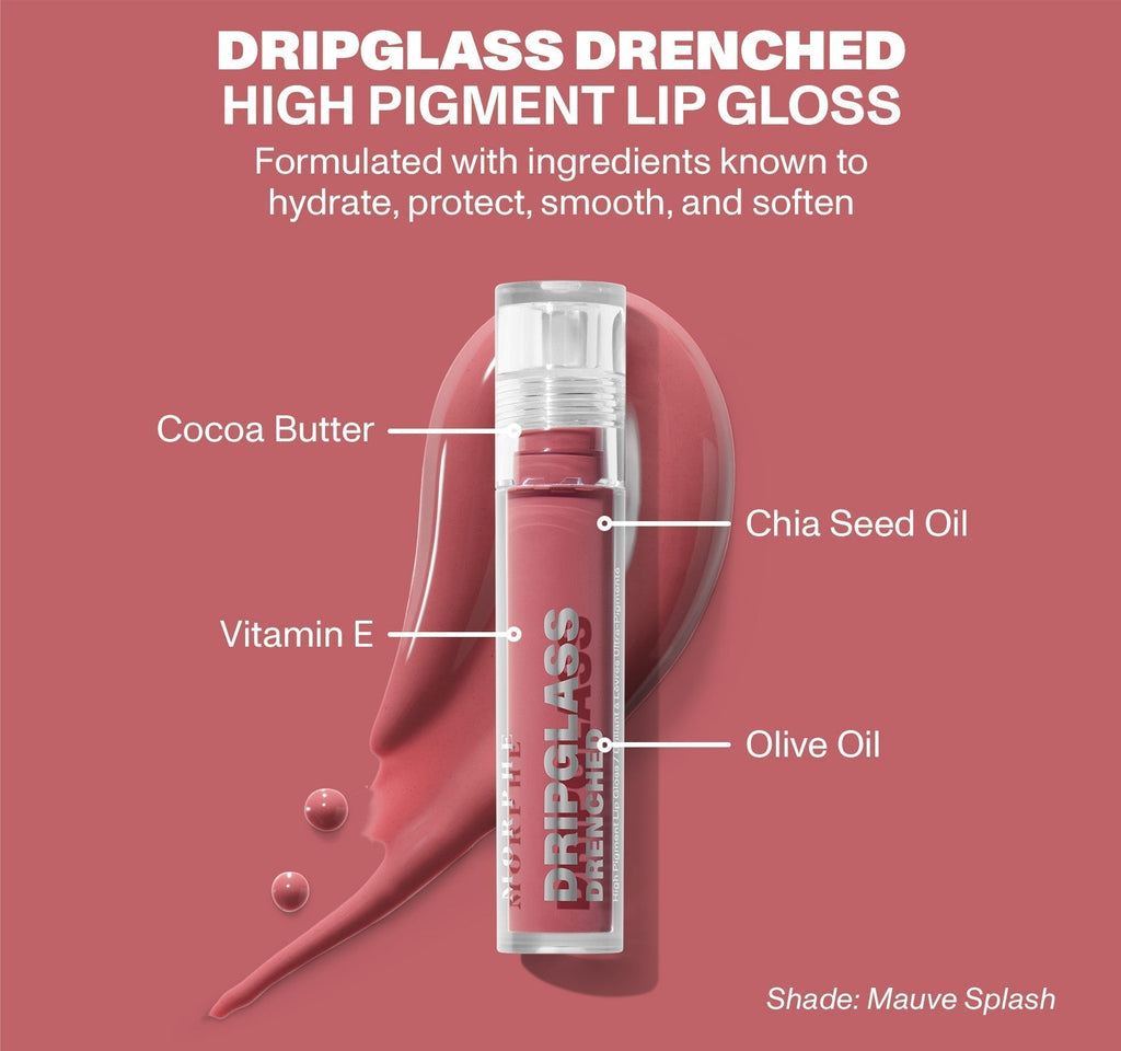 Morphe Dripglass Glazed High Shine Lip Gloss