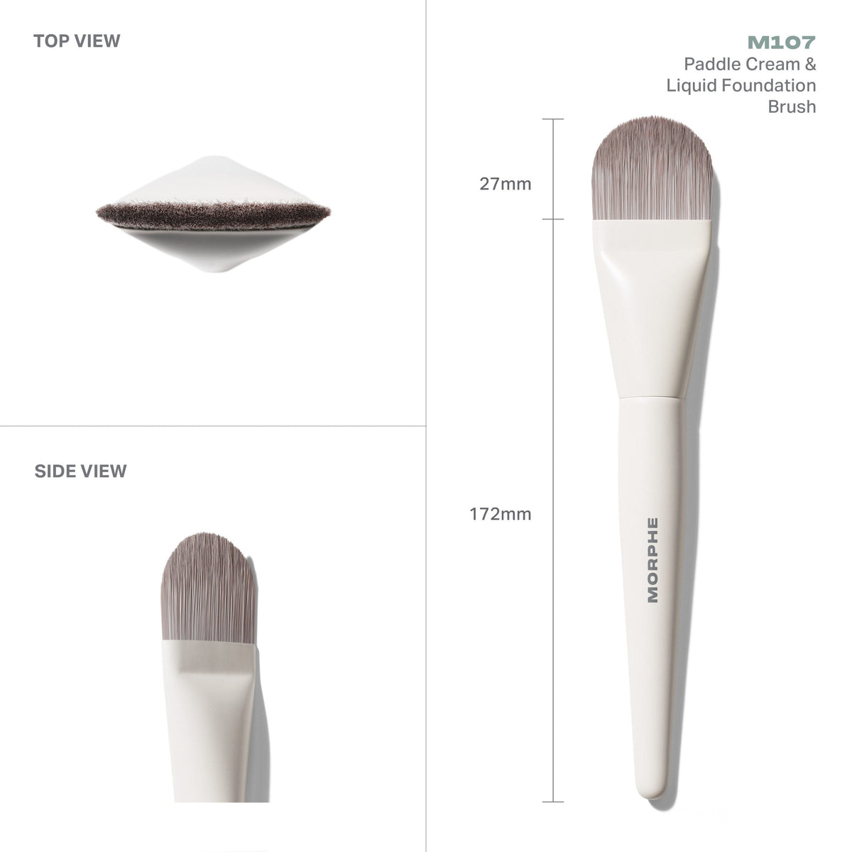 Morphe M107 Paddle Cream & Liquid Foundation Brush