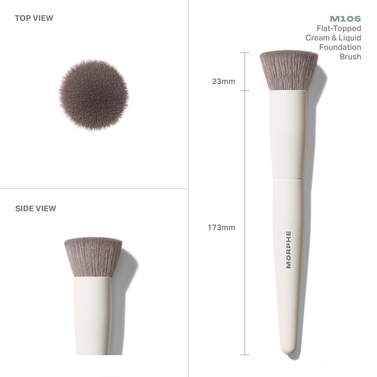 Morphe M106 Flat-Topped Foundation Brush
