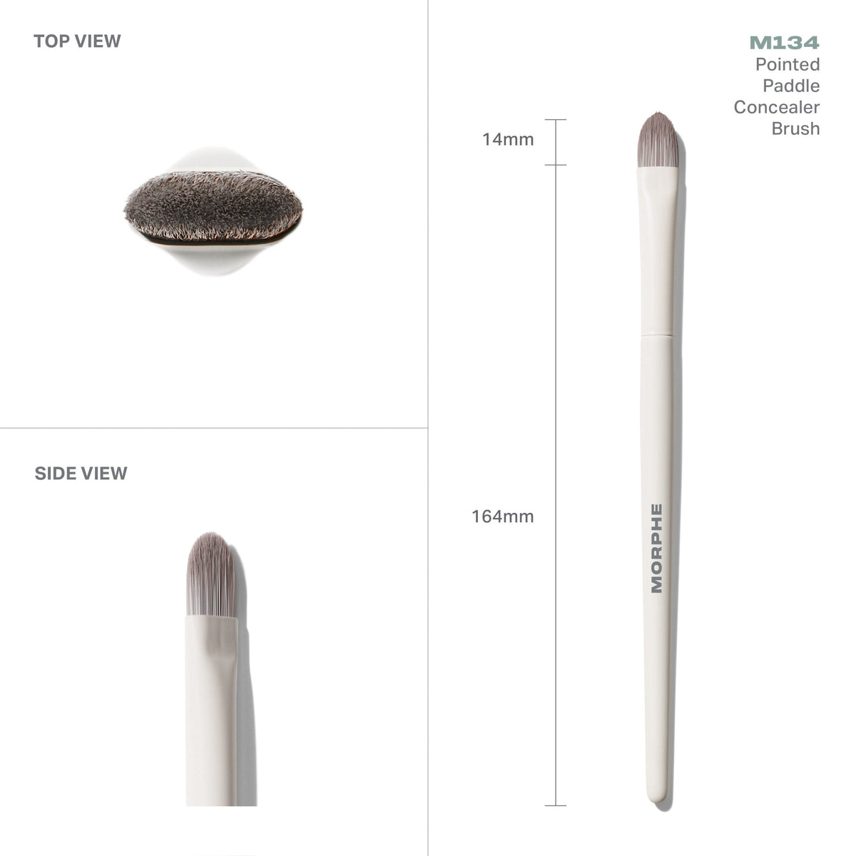 Morphe M134 Pointed Paddle Concealer Brush