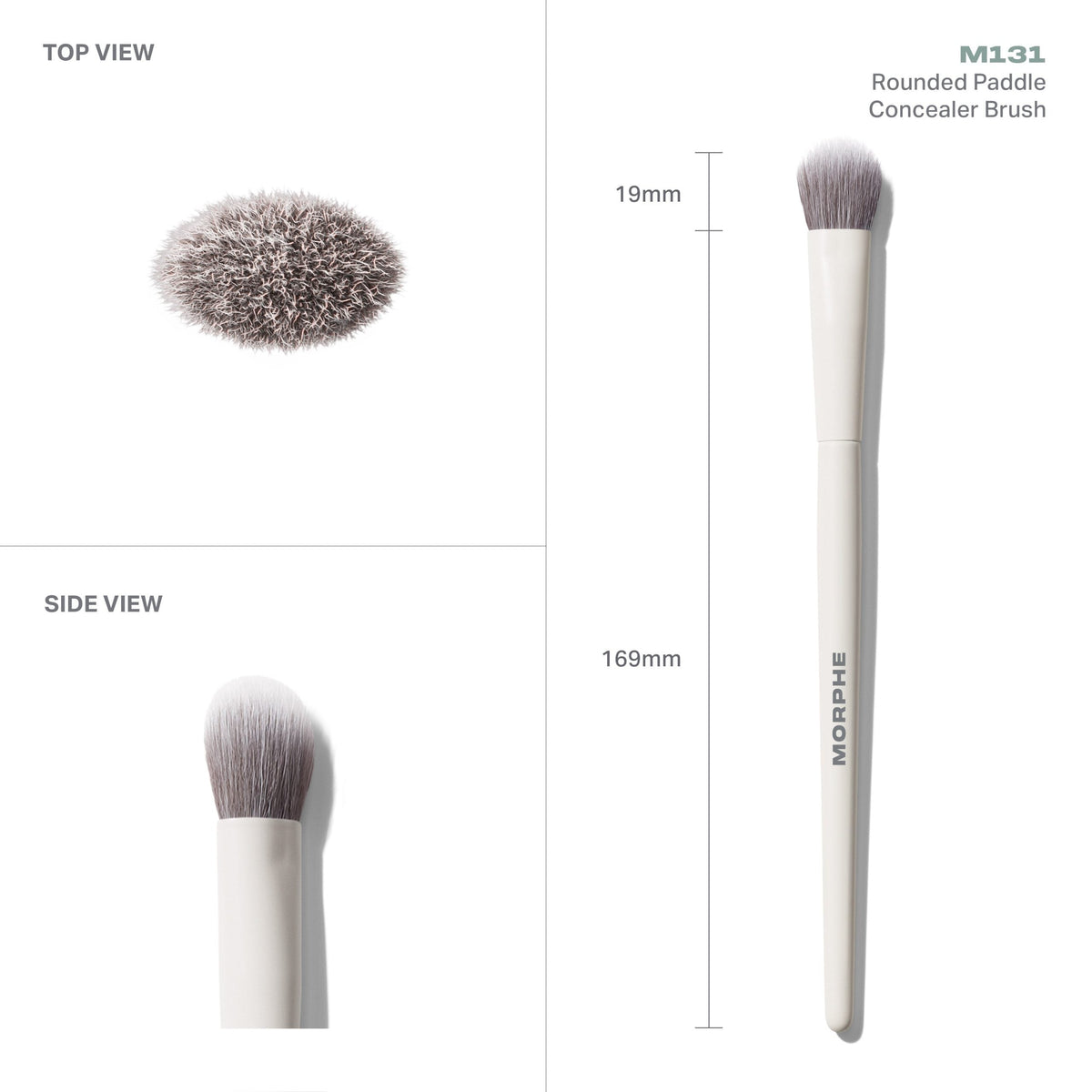 Morphe M131 Rounded Paddle Concealer Brush
