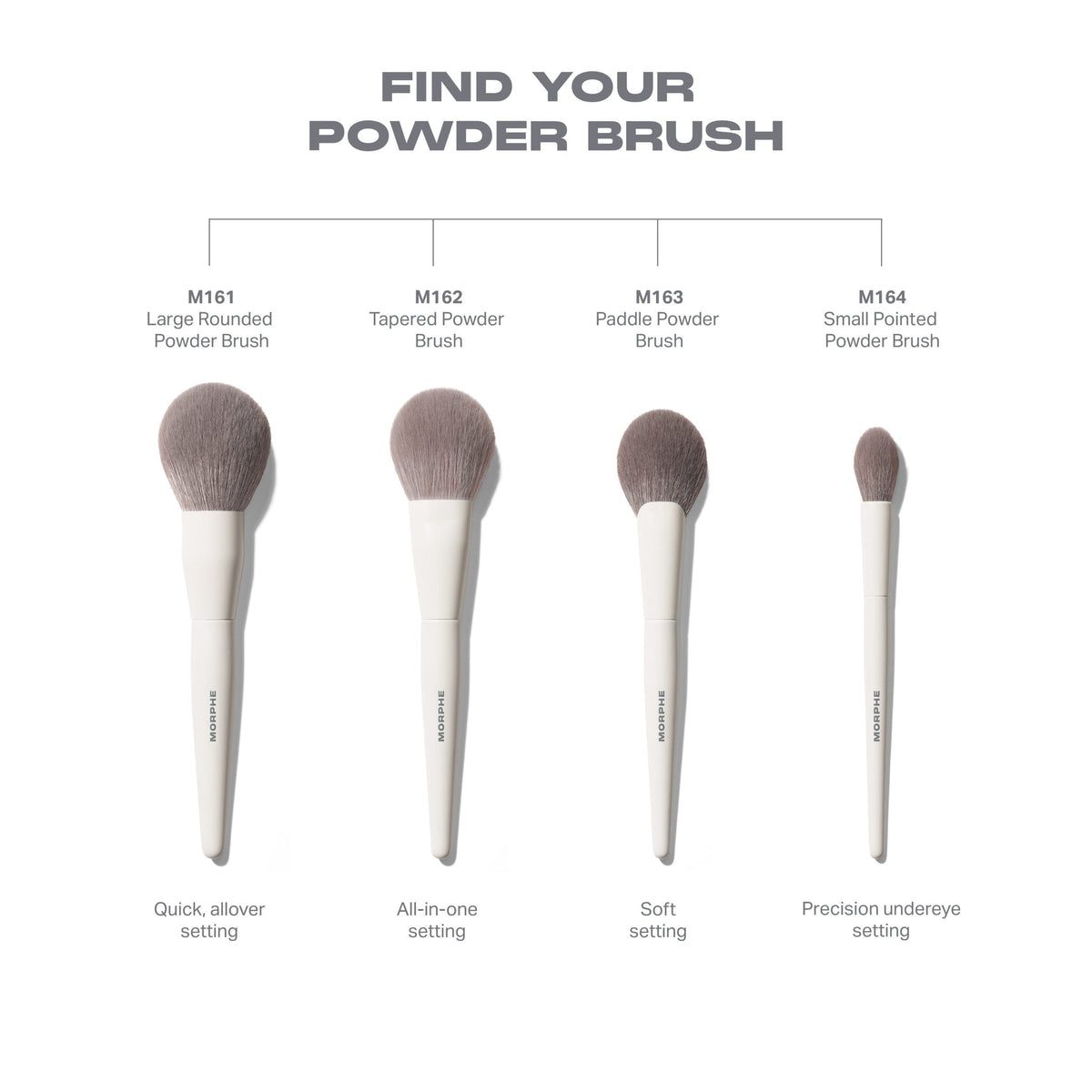Morphe M163 Paddle Powder Brush