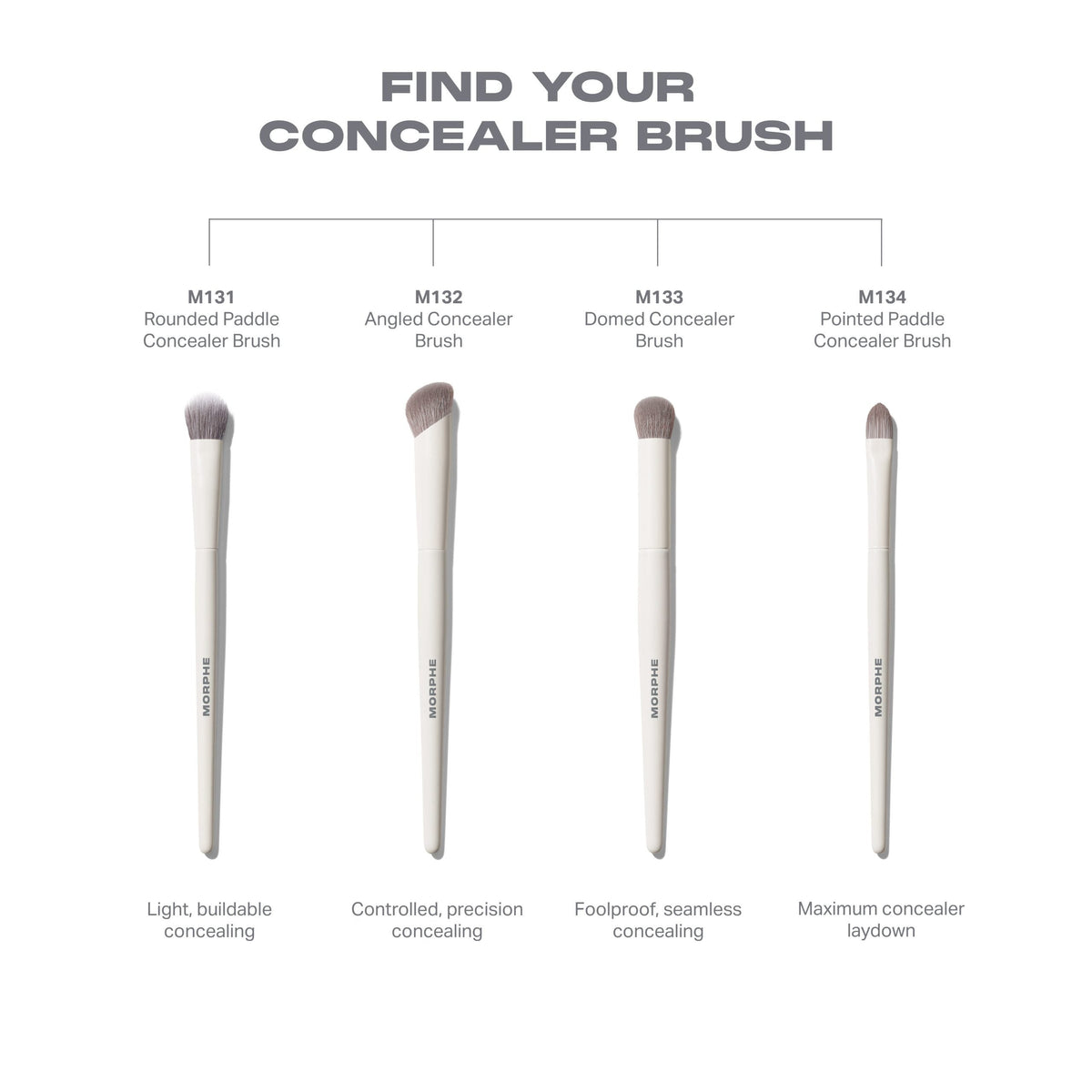 Morphe M132 Angled Concealer Brush