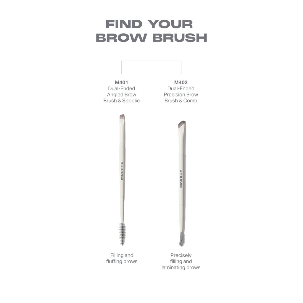 Morphe M402 Dual-Ended Precision Brow Brush & Comb